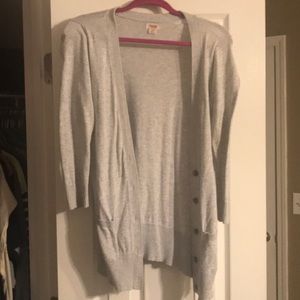 Mossimo light heather gray cardigan